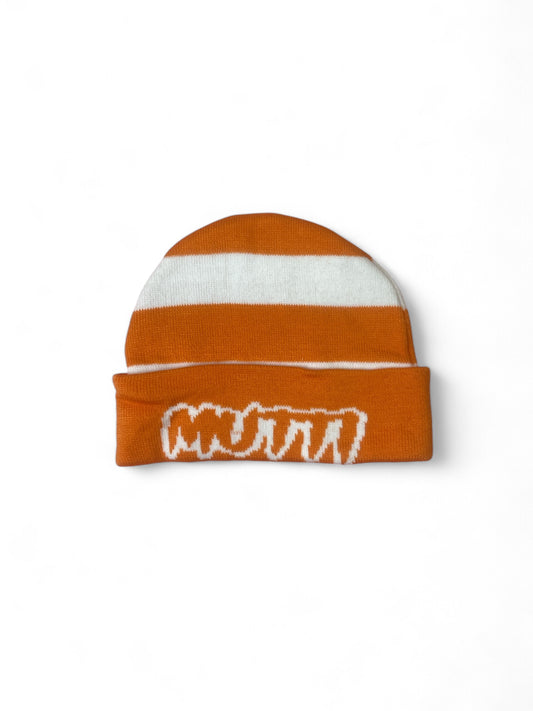 mutti orange beanie