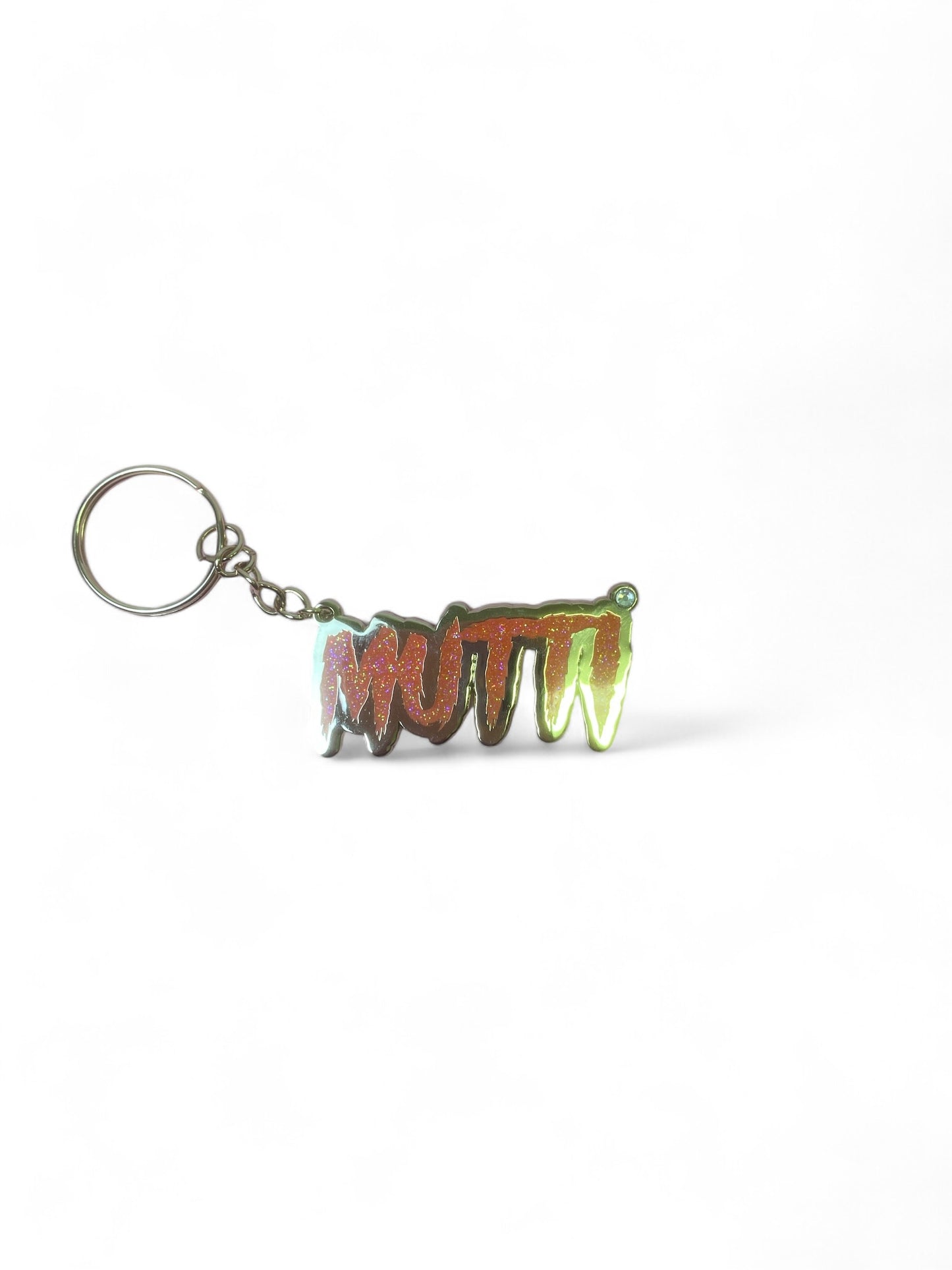 mutti orange keyring