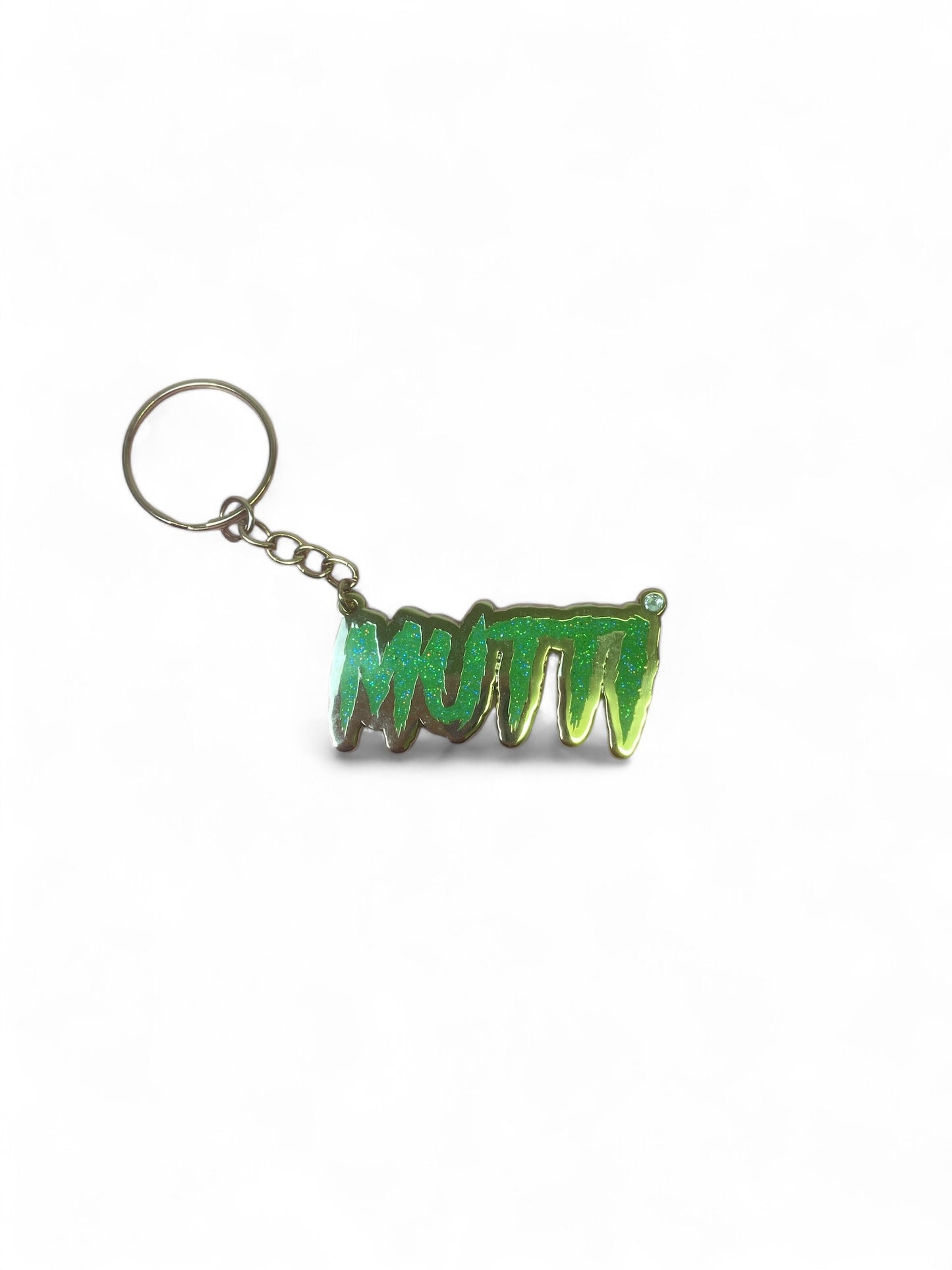 mutti green keyring