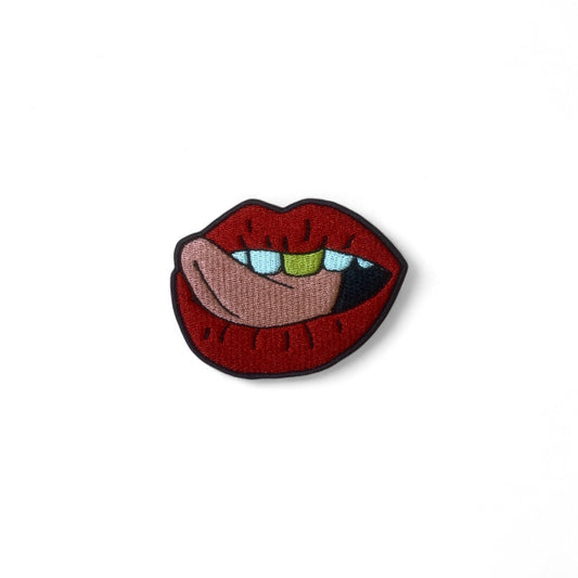 lick on the lips patch